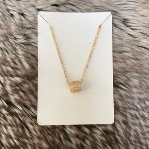 Crystal Gold Necklace